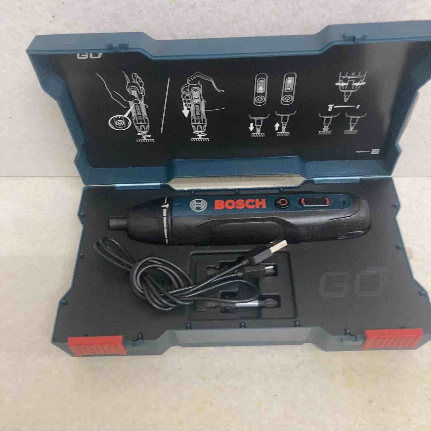 ボッシュ BOSCH 3.6Vコードレスドライバー ドライバービット キャリングケース 充電コード付き Bosch GO 町田店