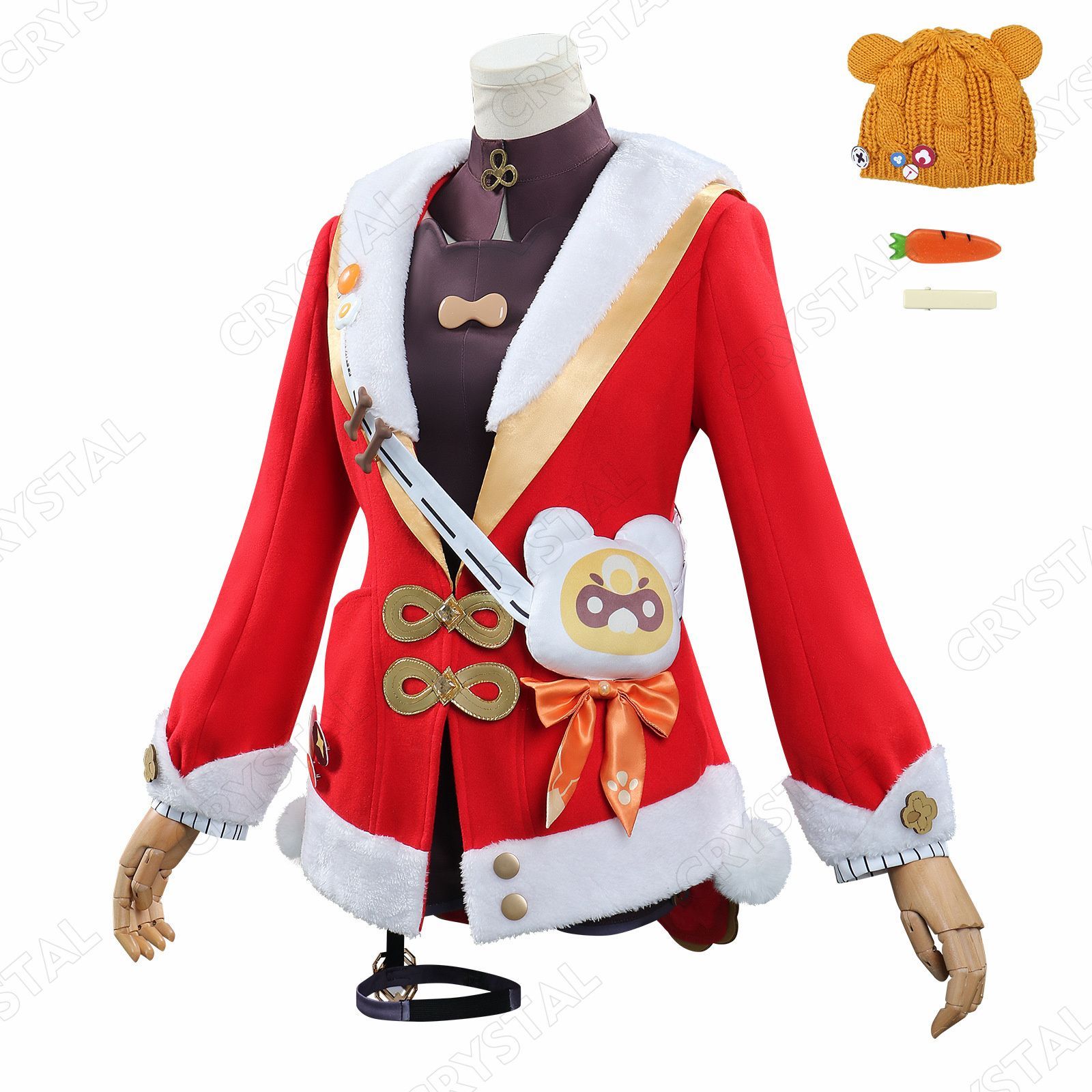 Amazon.co.jp: XINGYUNSHI 原神 香菱 コスプレ衣装 コスチューム