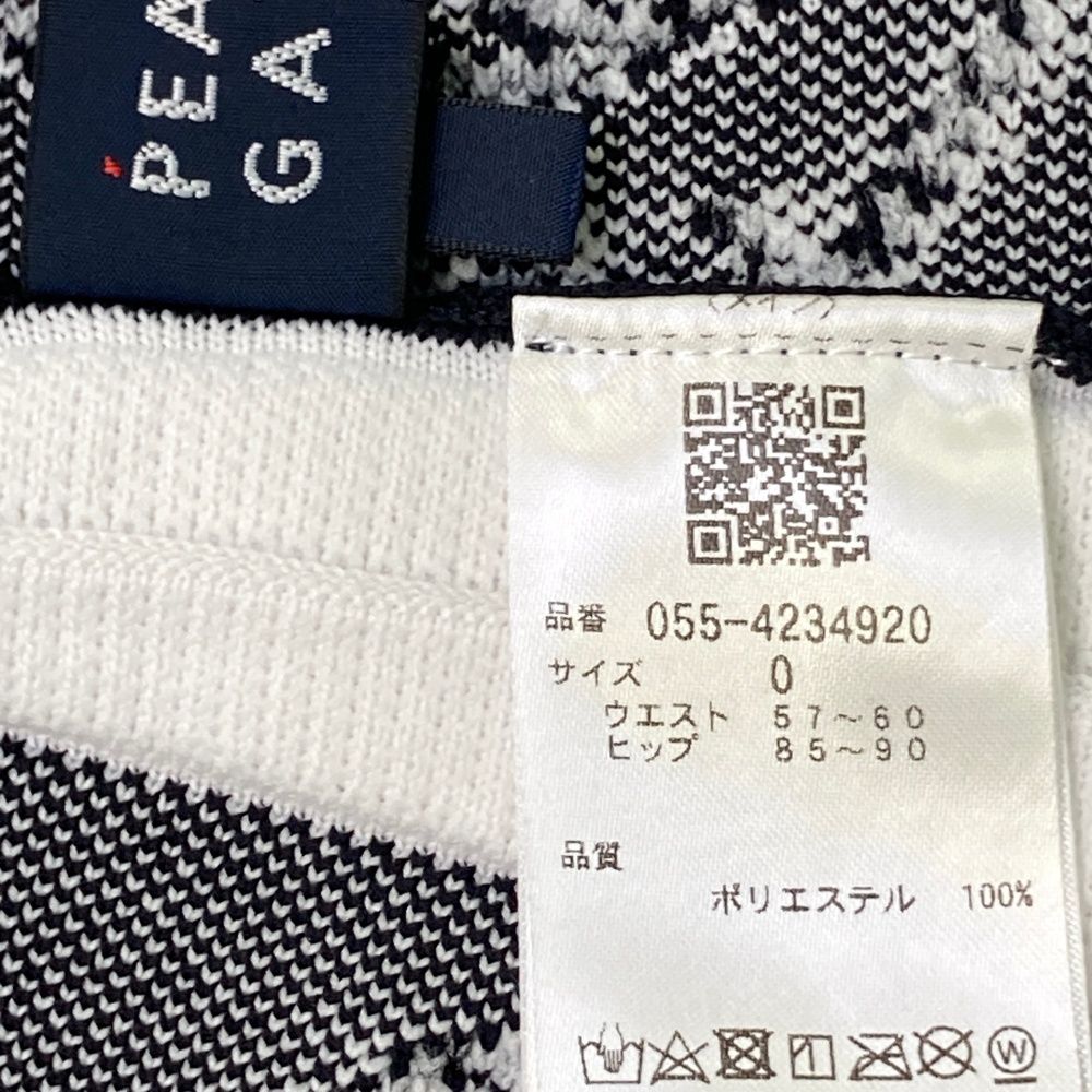 サイズ：0 PEARLY GATES パーリーゲイツ ;2024年モデル ニットスカート