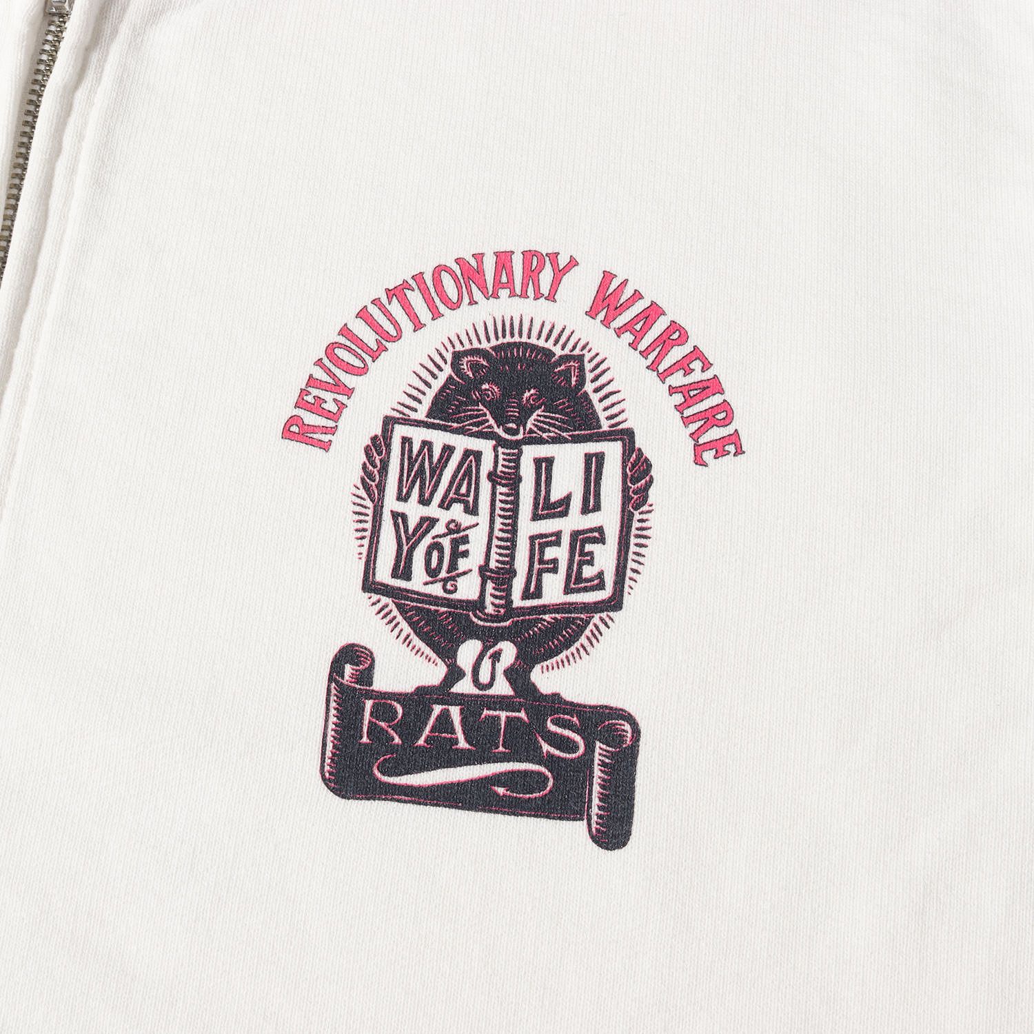 RATS ラッツ スウェット ホワイト ネイビー 白紺 サイズ:M