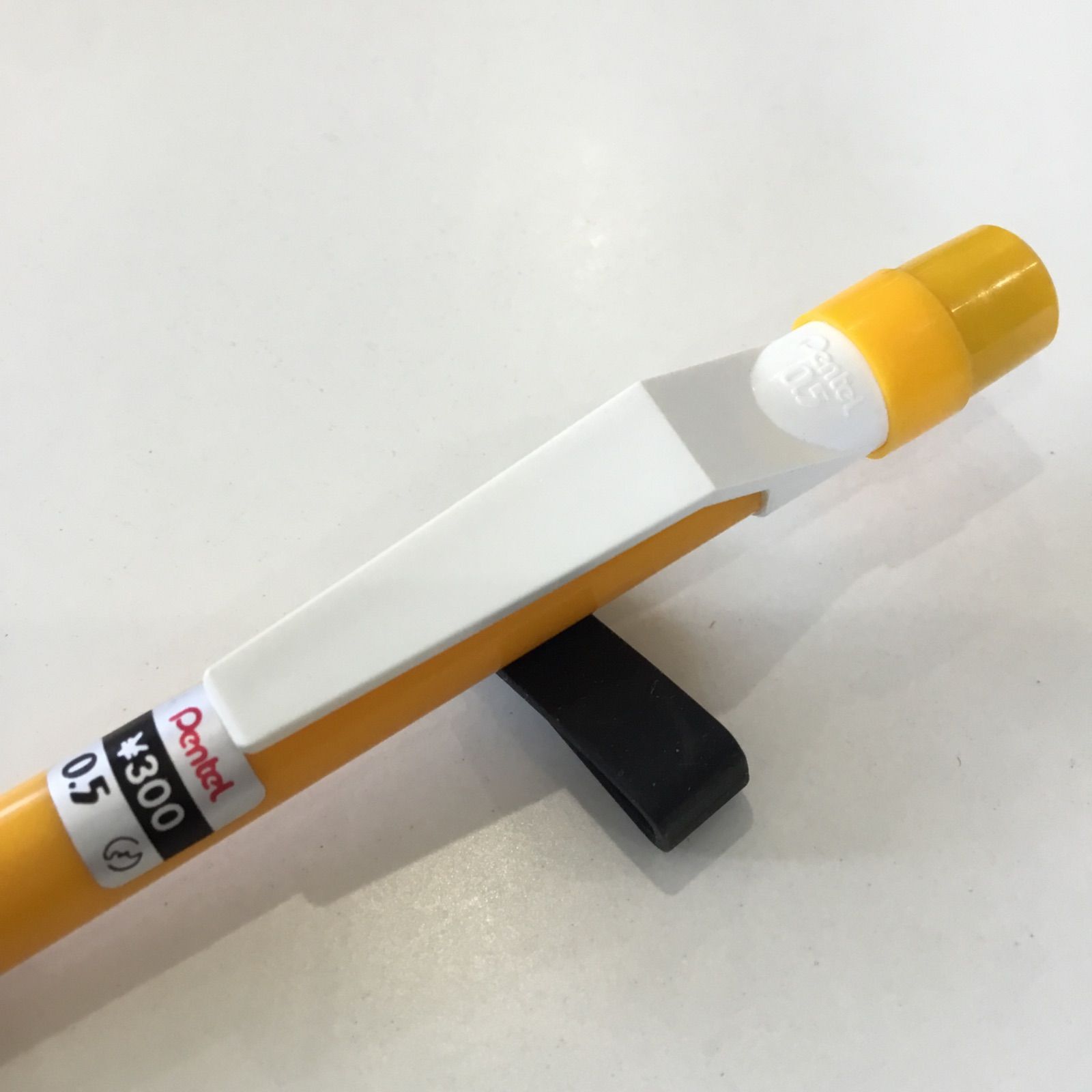 廃盤 新品 Pentel ぺんてる PD335 シャープペンシル 0.5mm (黄) サイド 