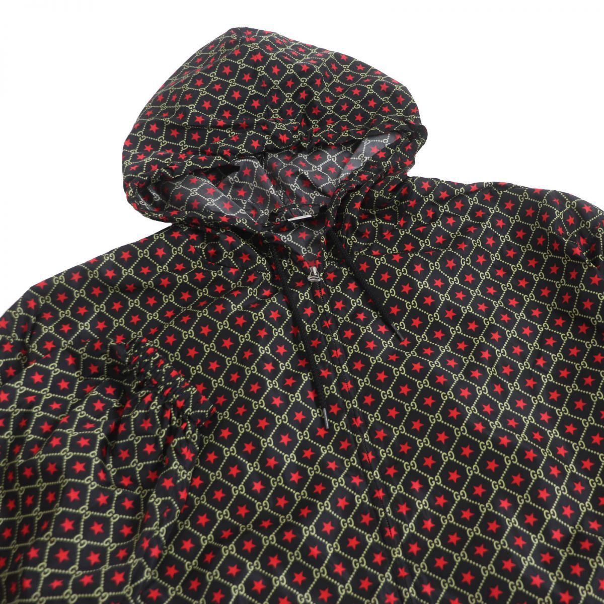 極美品□19AW GUCCI/グッチ 574201 GG スター 総柄 ZIPUP