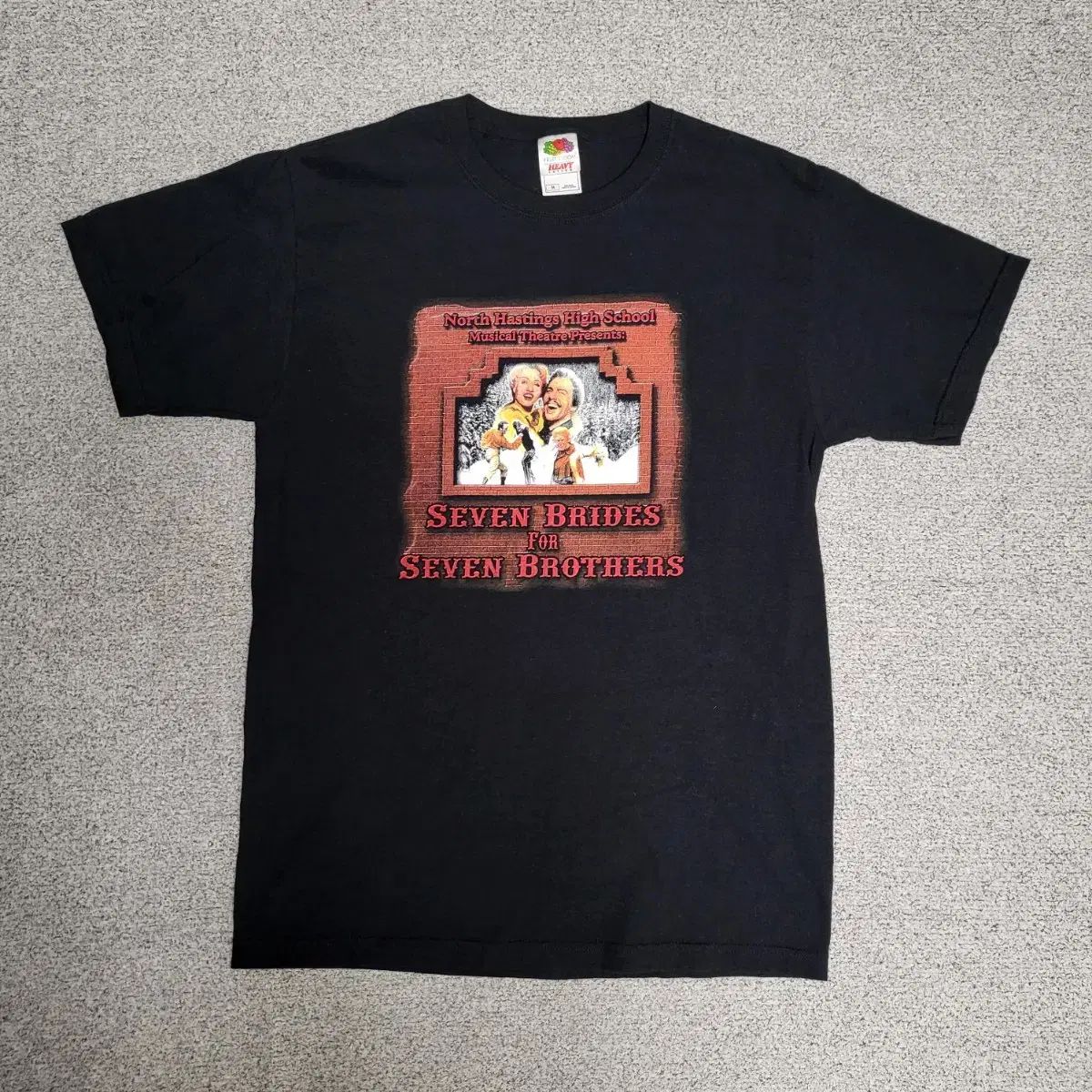 90s Fruit of the Loom ヴィンテージ プリント 半袖 Tシャツ M