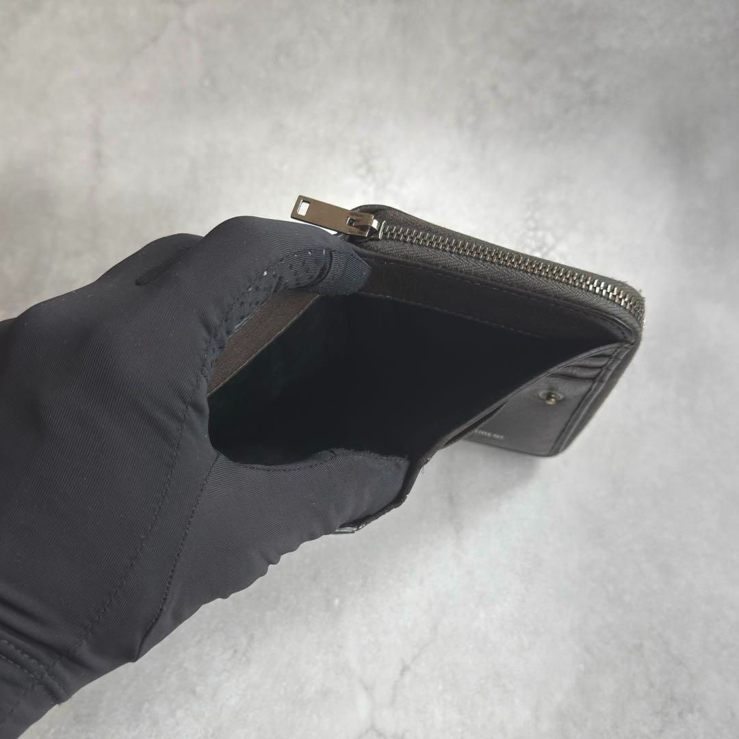 YSL イヴサンローラン / シャドウカッサンドルコンパクトウォレット ブラック YSL イヴサンローラン / シャドウカッサンドルコンパクト