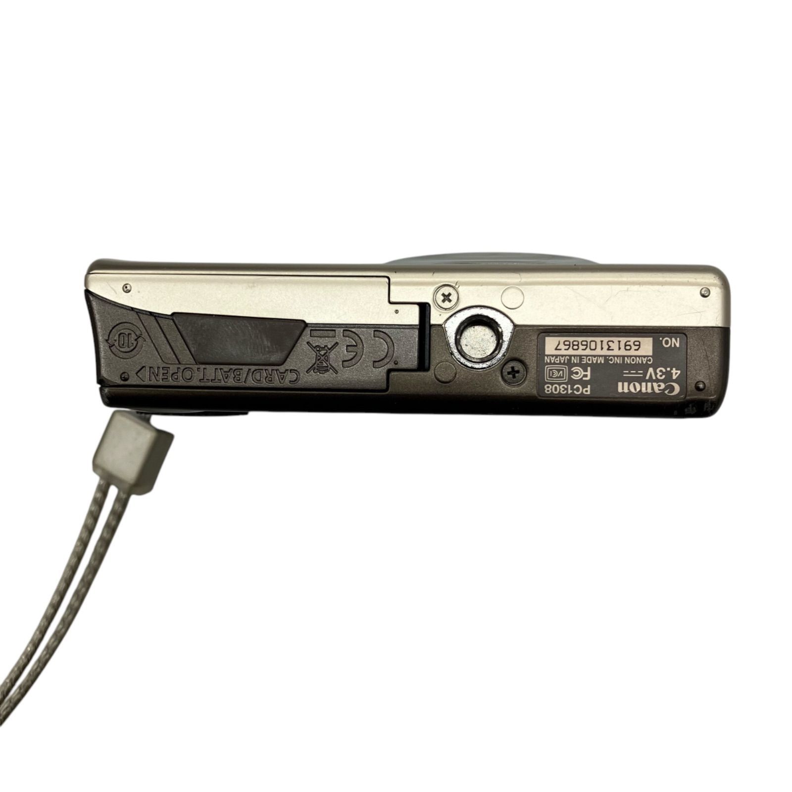 186001 現状品 Canon キヤノン IXY DIGITAL 920 IS PC1308 ゴールド 