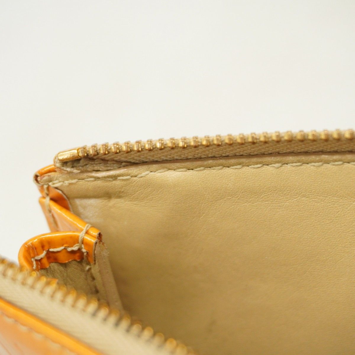 5id4550】ルイヴィトン ポーチ ヴェルニ レキシントン M91010 ベージュ  