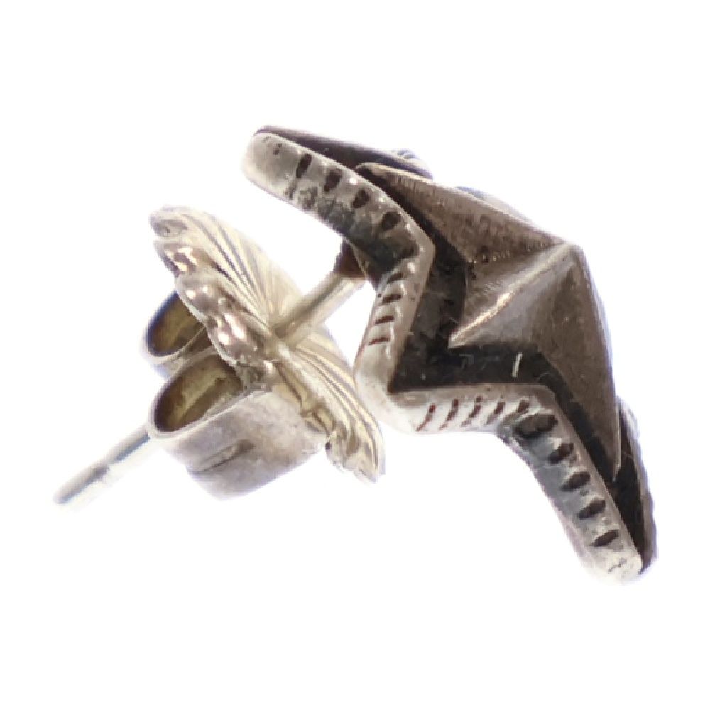 正規品 CODY SANDERSON シルバー STAR PIERCE ピアス Cody Sanderson Large Star Stud Pierced Earring - Native