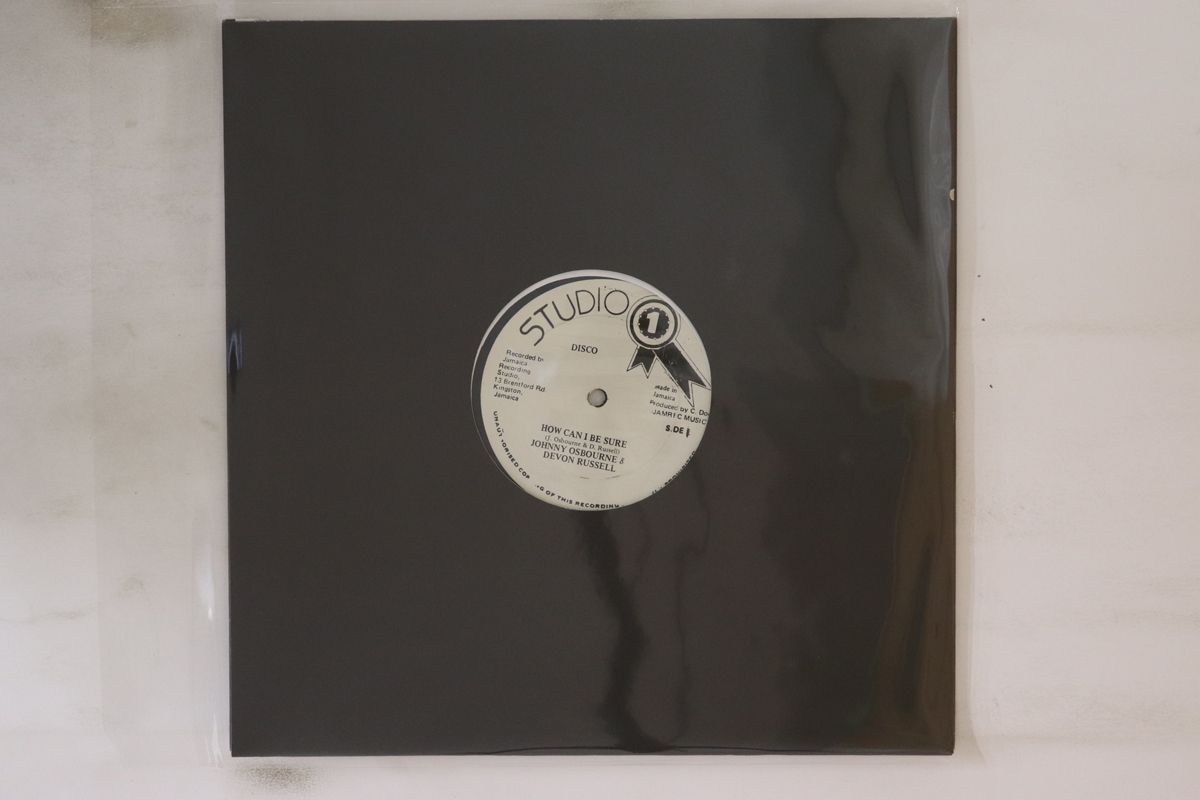 ジャマイカ12” Johnny Osbourne - Devon Russel How Can I Be Sure | Money Problem DLP113 Studio One |00250