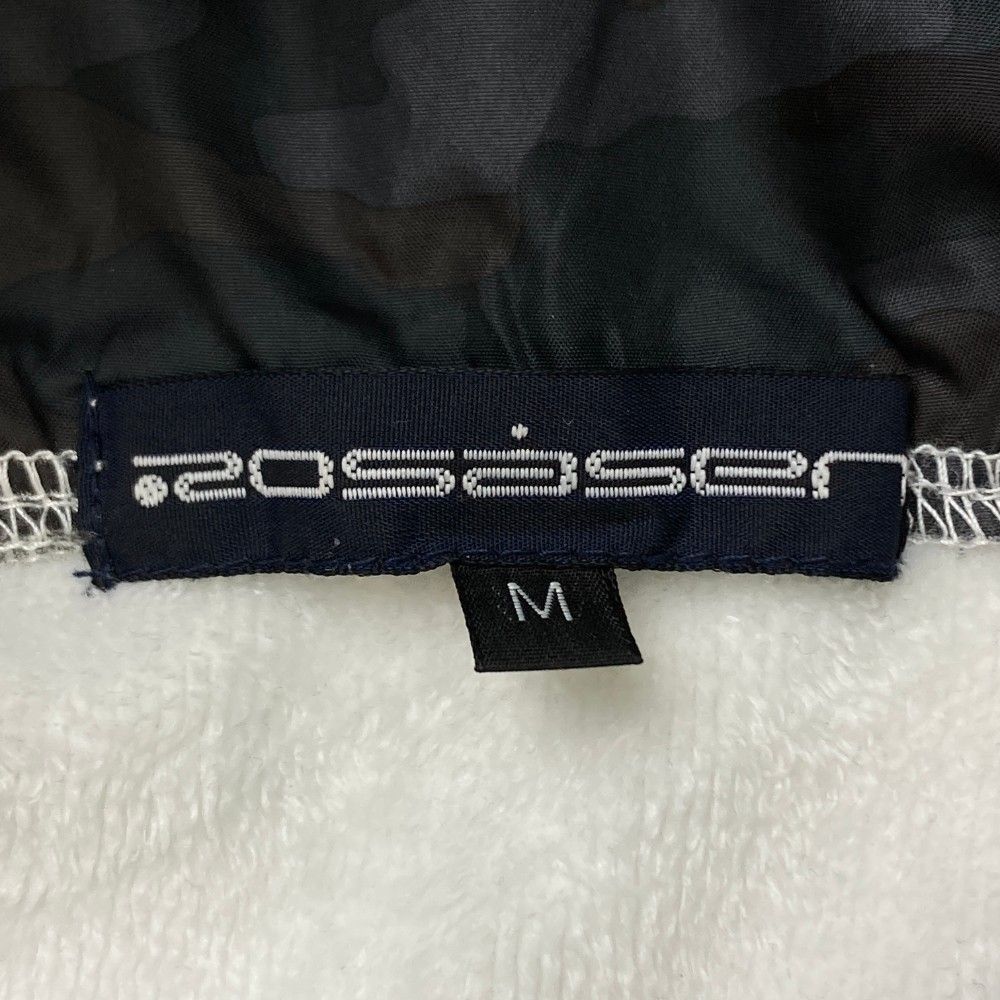 サイズ：M ROSASEN ロサーセン 裏起毛 切替 ハーフジップ