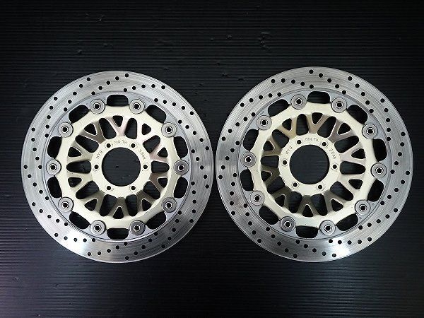 CB400SF[スーパーフォア]】 ブレーキ ディスクローター フロント 左 Amazon | PFP バイク ブレーキ フロントディスクローター 右