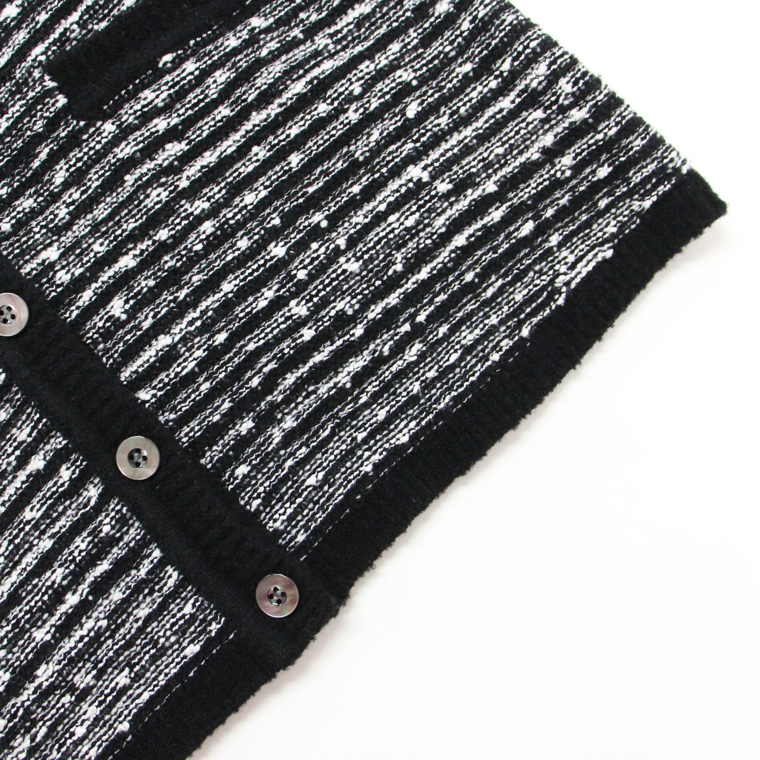 美品 theory luxe セオリーリュクス カーディガン ブラック ホワイト