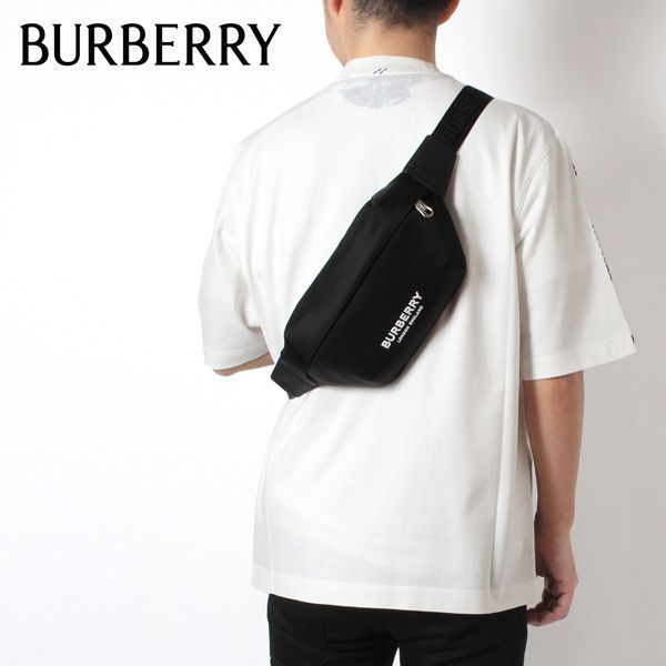 24SSモデル バーバリー BURBERRY  SONNY BAG ソニー ベルトバッグ【BLACK】 8049095  BLACK/【2024SS】m-bag