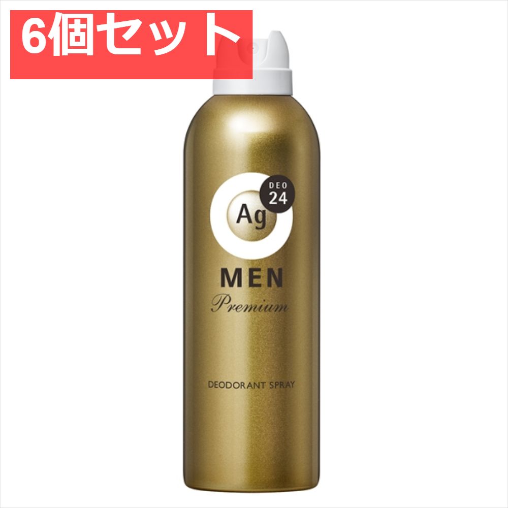 エージーデオ24メン メンズデオドラントスプレー プレミアム 無香性 ＬＬ 医薬部外品 6個セット まとめ売り