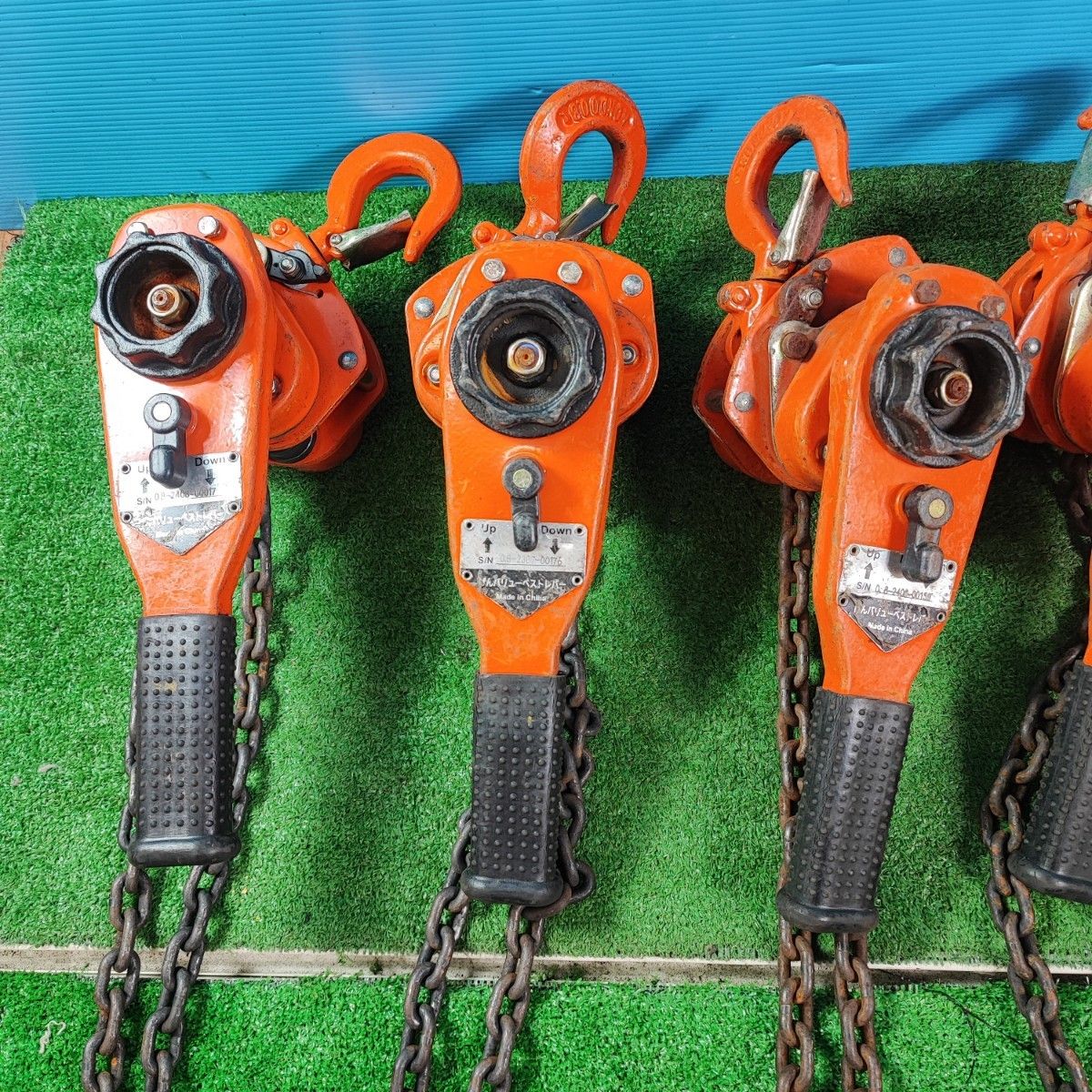 レバーブロック 0.8t げんバリュー ベストレバー レバーホイスト 6個セット 岩槻店