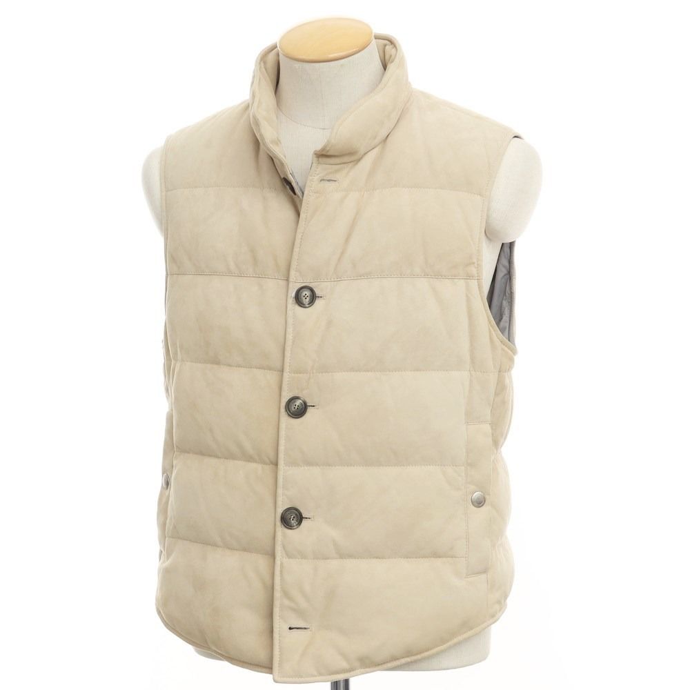 中古】ブルネロクチネリ Brunello Cucinelli スエード レザー ダウン