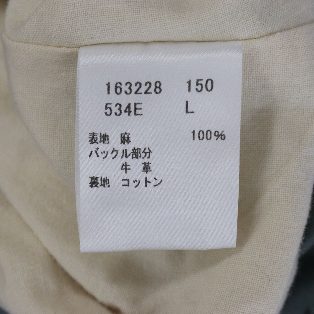 Paul Smith (ポールスミス) リネン トレンチコート 麻 グリーン