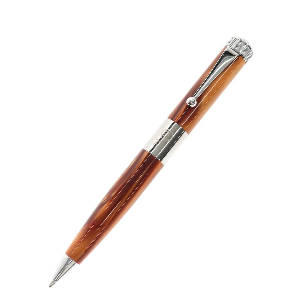 中古】伊東屋 ROMEO NO.3 ボールペン ブラウンxシルバー【メンズ