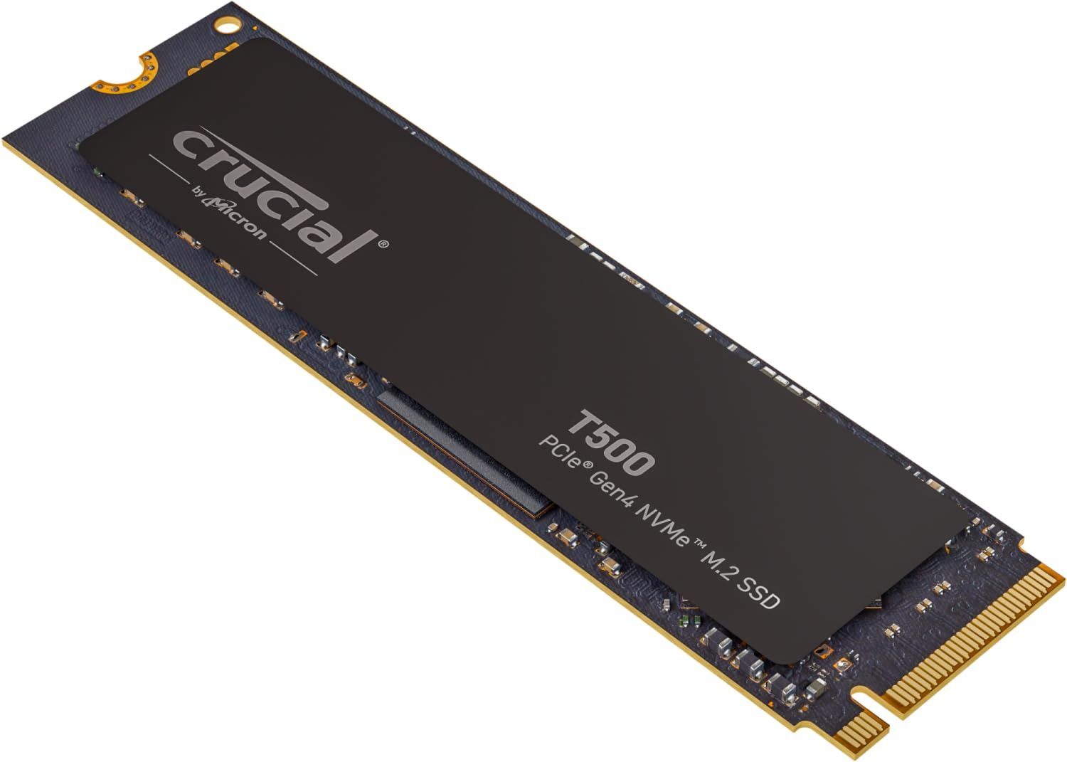 Crucial クルーシャル T500 新型PS5 | PS5動作 済み 1TB SSD PCIe Gen 4 最大転送速度 7400MB|秒 NVMe M.2 2280 内蔵 5年 CT1000T500SSD8JP