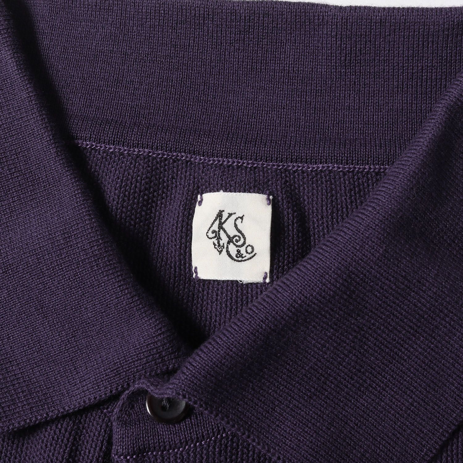 KAPTAIN SUNSHINE キャプテン サンシャイン シャツ サイズ:36 22SS ポロカラー 半袖 鹿の子 コットン ニット シャツ  Polocollar Knit Shirt KS22SKN01 ネイビー 紺 日本製 トップス カジュアルシャツ