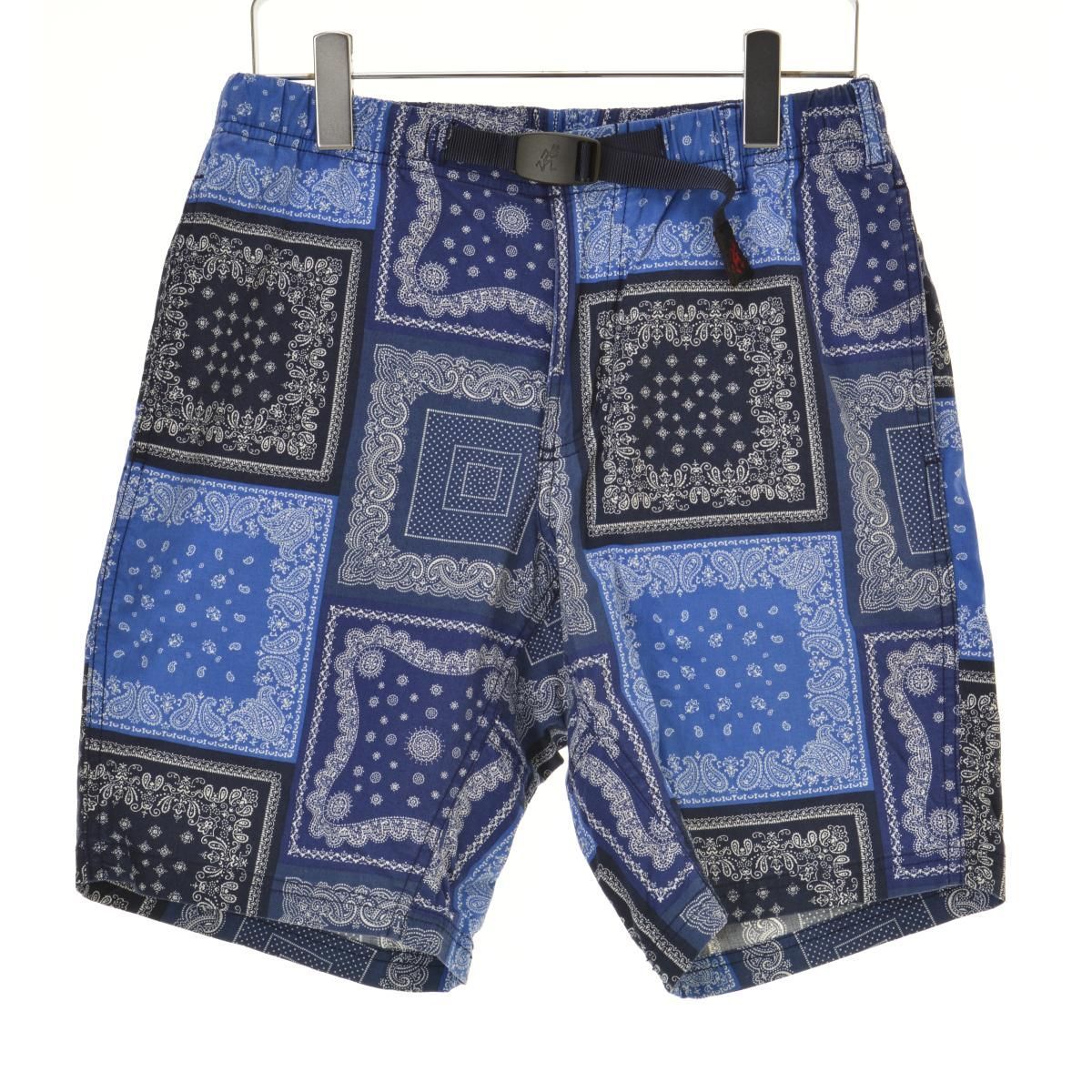 【GRAMICCI】GMP-21S019 WEATHER NN-SHORTS ウェザーニューナローショーツ ペイズリーショートパンツ