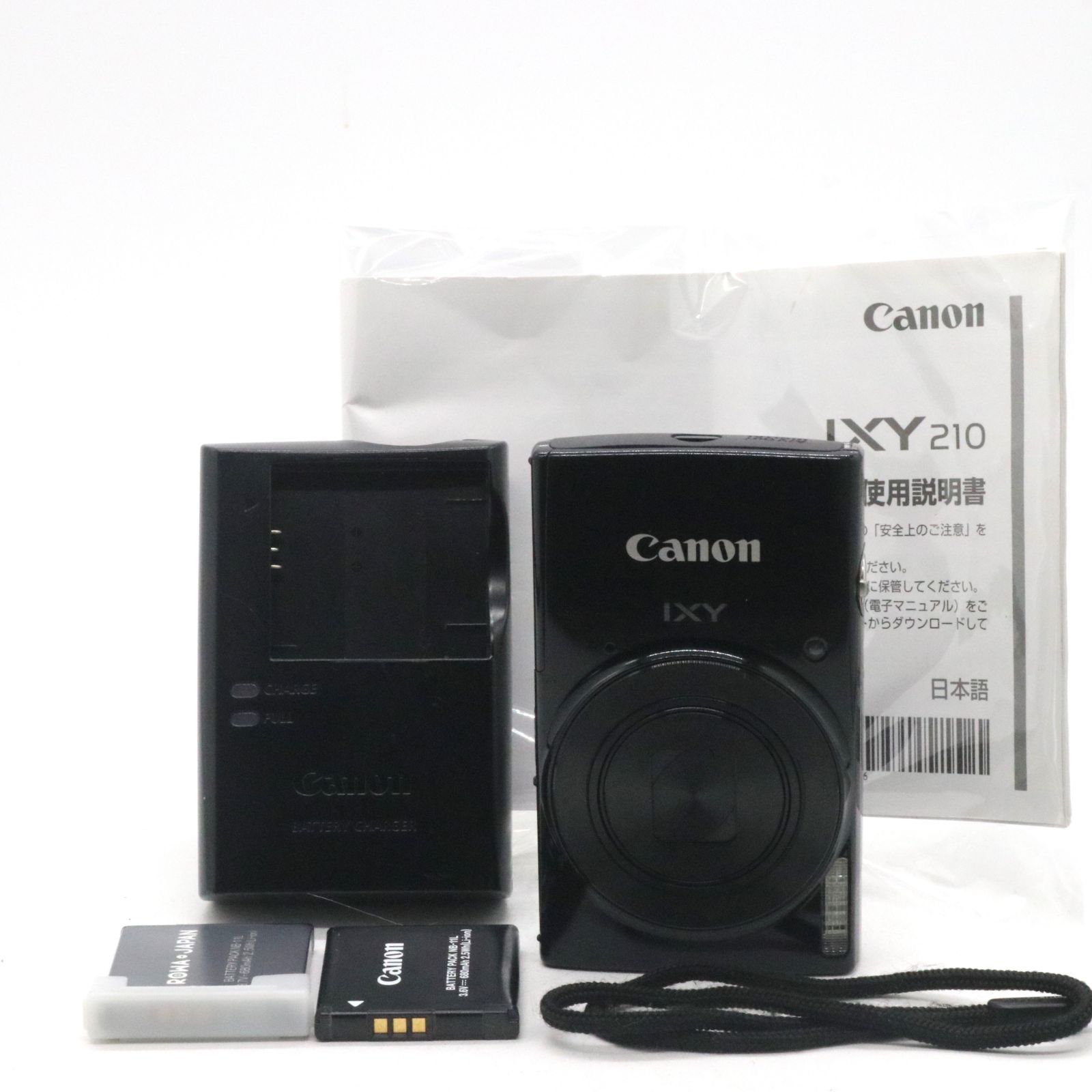 良品 Canon キャノン デジタルカメラ IXY 210 BK ブラック - PitchCam