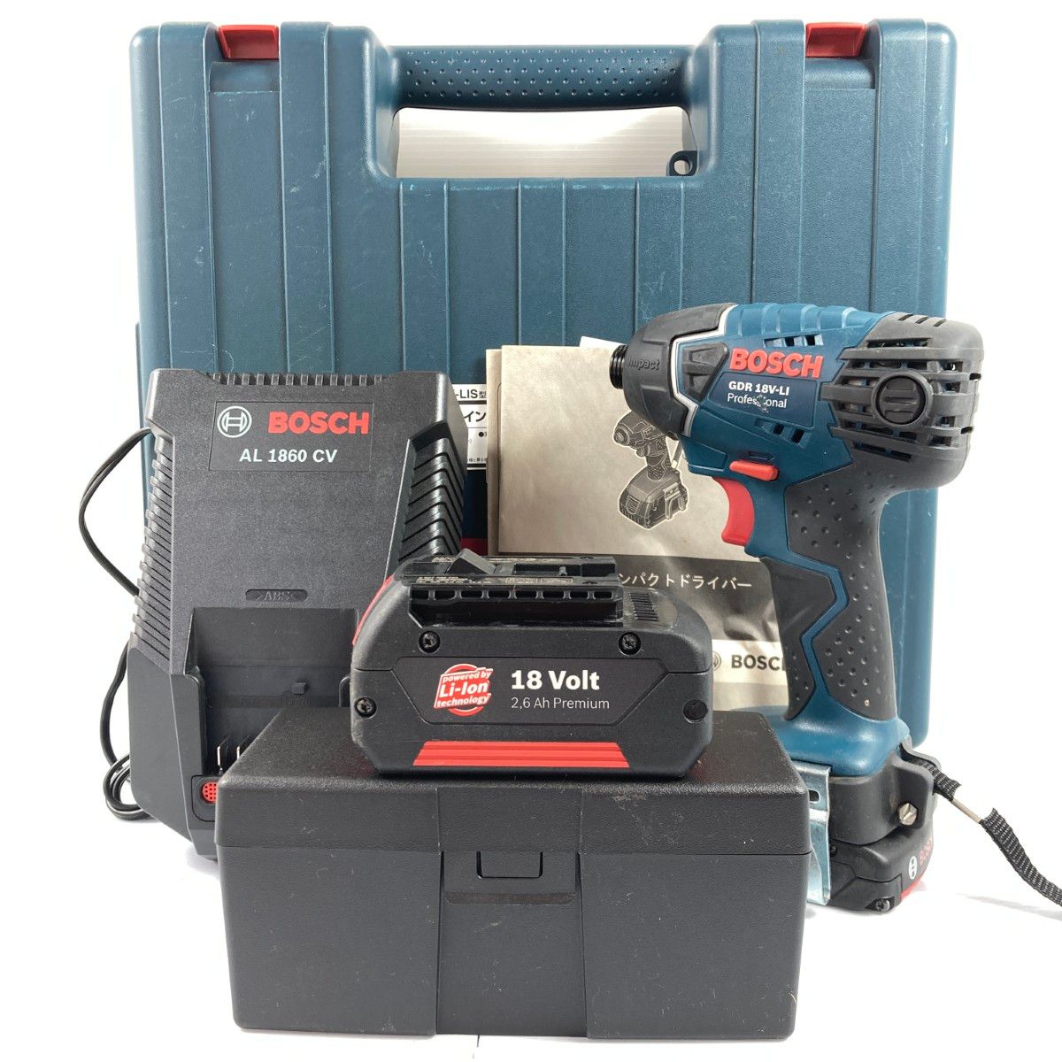 ＊＊BOSCH ボッシュ バッテリーインパクトドライバー 18v GDR18V-LIS ネイビー