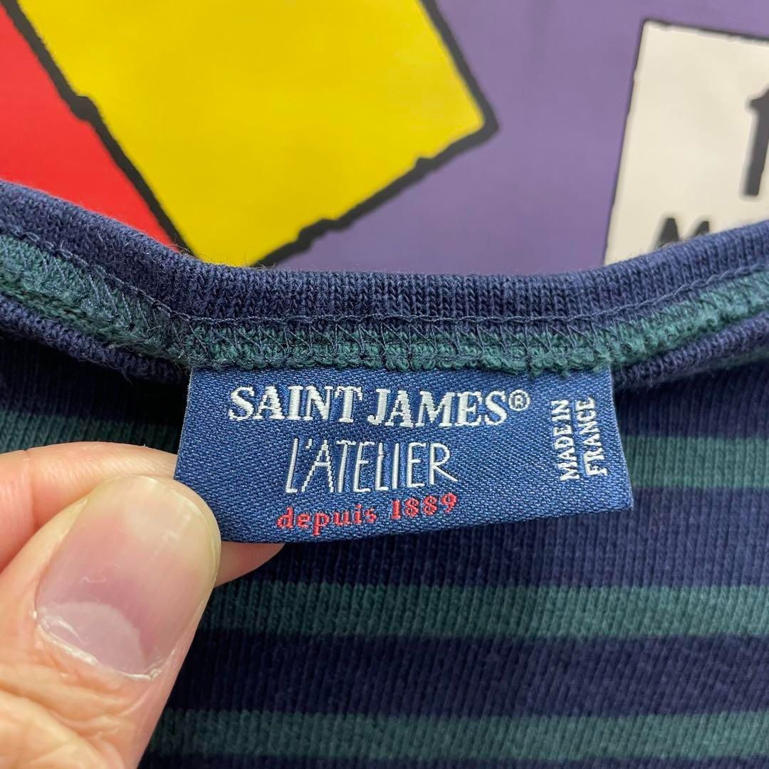 ⚫︎希少サイズ レア SAINTJAMES バスクシャツ　ウェッソン T6 良品 SAINT JAMES セントジェームス ウエッソン XXS ボーダー T