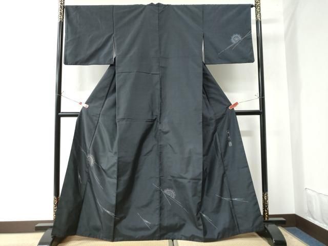 平和屋着物○訪問着 本場染大島紬 作家物 番傘 正絹 逸品 CAAW7209yc