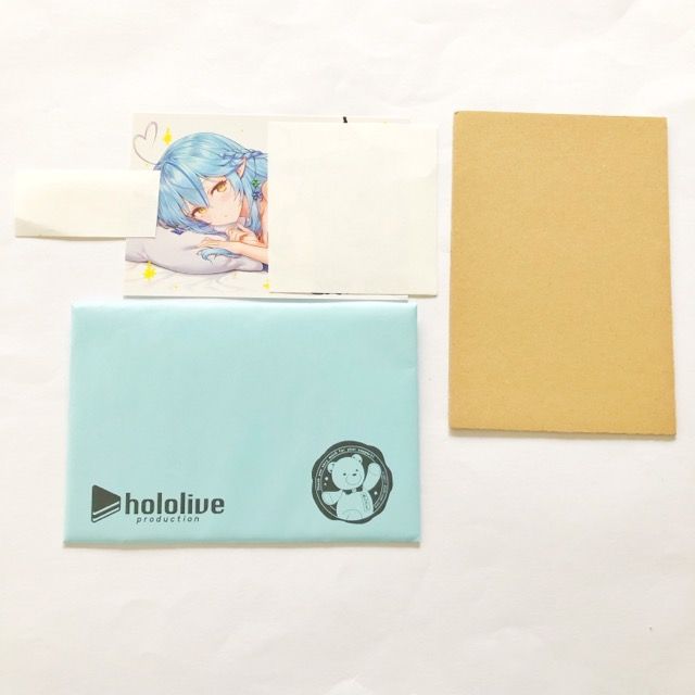 ホロライブ  雪花ラミィ 誕生日記念2020 直筆サイン入りポストカード【I1548-007】081 ホロライブ 雪花ラミィ 誕生日記念 2020 直筆サインセット