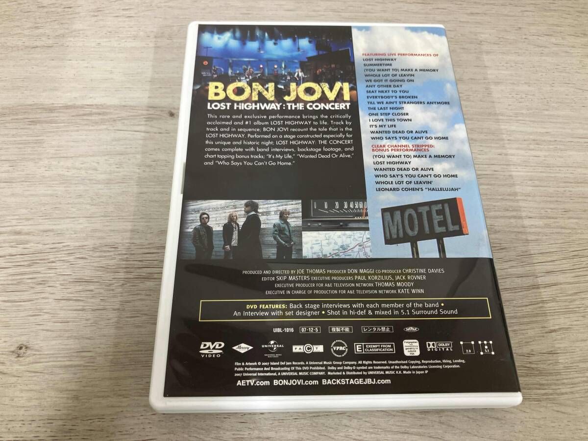 ボン・ジョヴィ DVD ロスト・ハイウェイ:ザ・コンサｰト