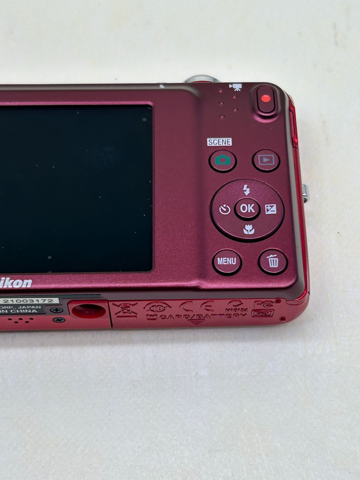 Nikon COOLPIX S3400 レッド #168 - メルカリ