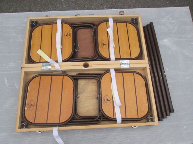 キャプテンスタッグ ジュール コンパクトテーブルチェアセット