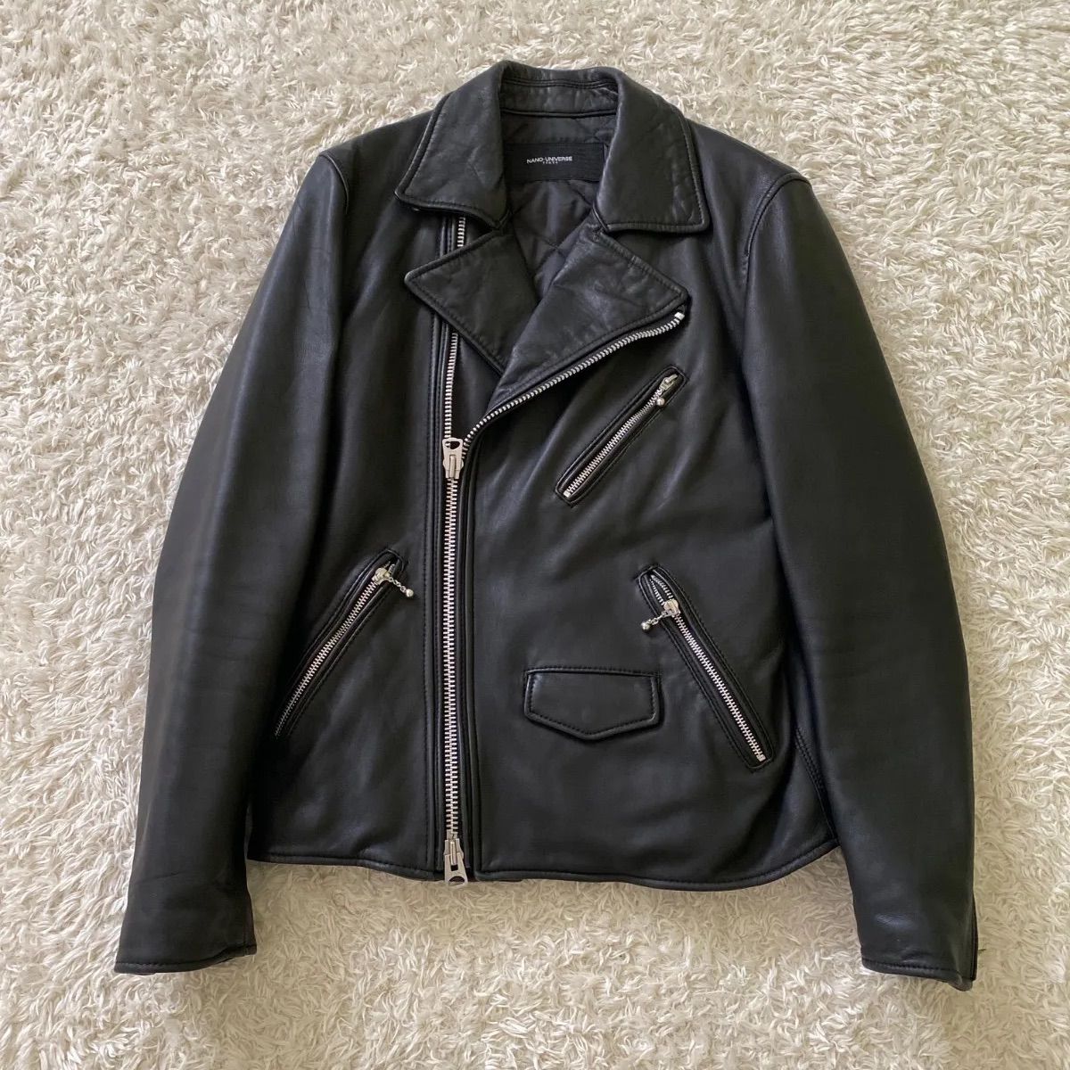 極美品！ナノユニバース NANO UNIVERSE TOKYO ダブル ライダース