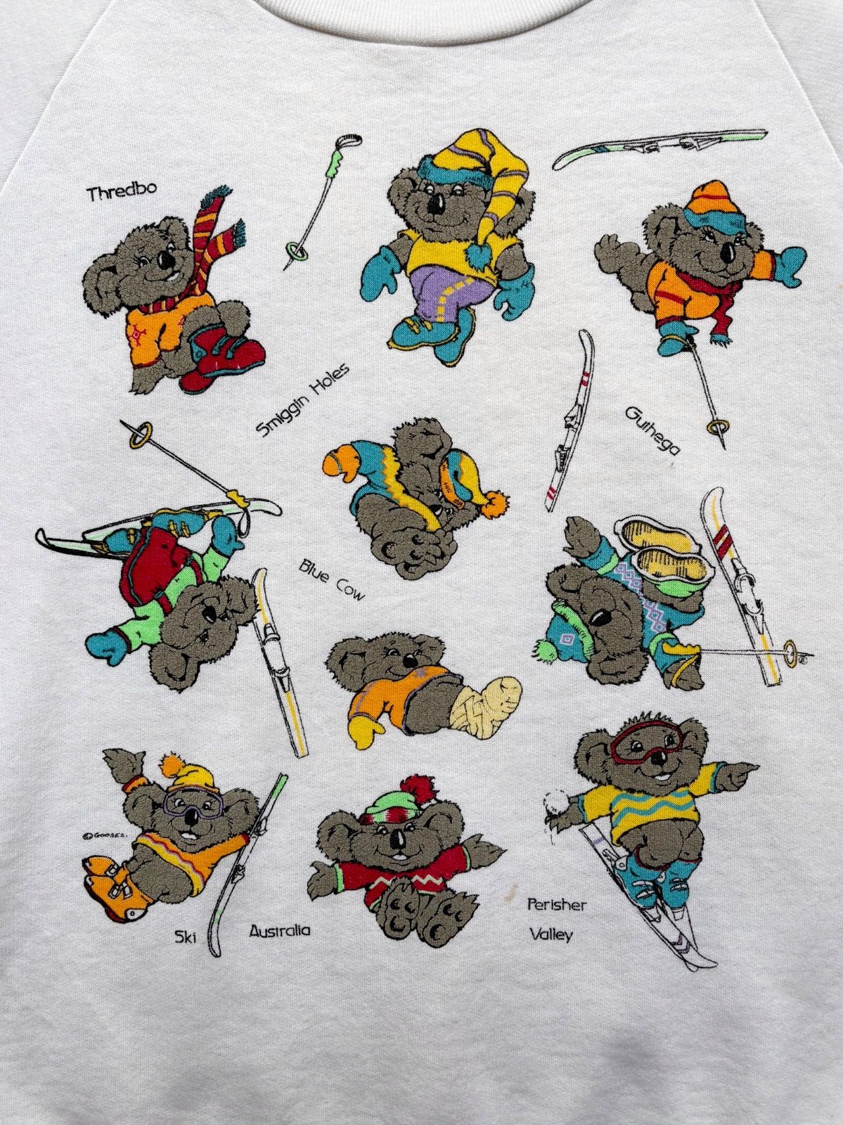80's〜 “AXIS T-SHIRT” Koala Graphic Sweat Shirt オーストラリア