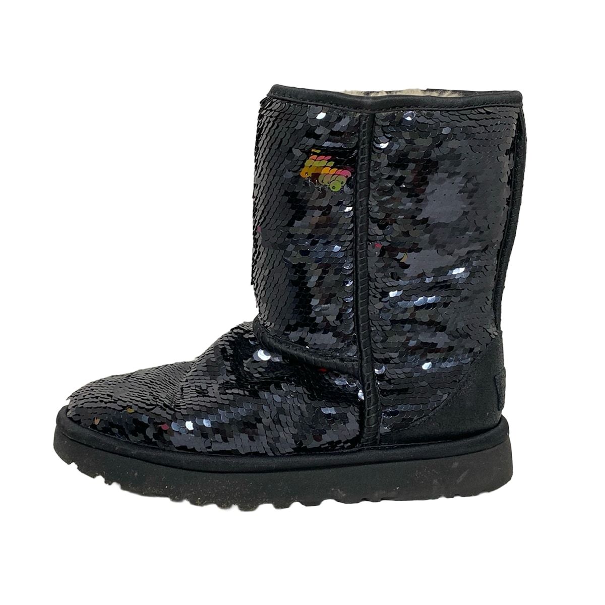 23センチUGG ムートンブーツ 黒 Classic Short アグ UGG