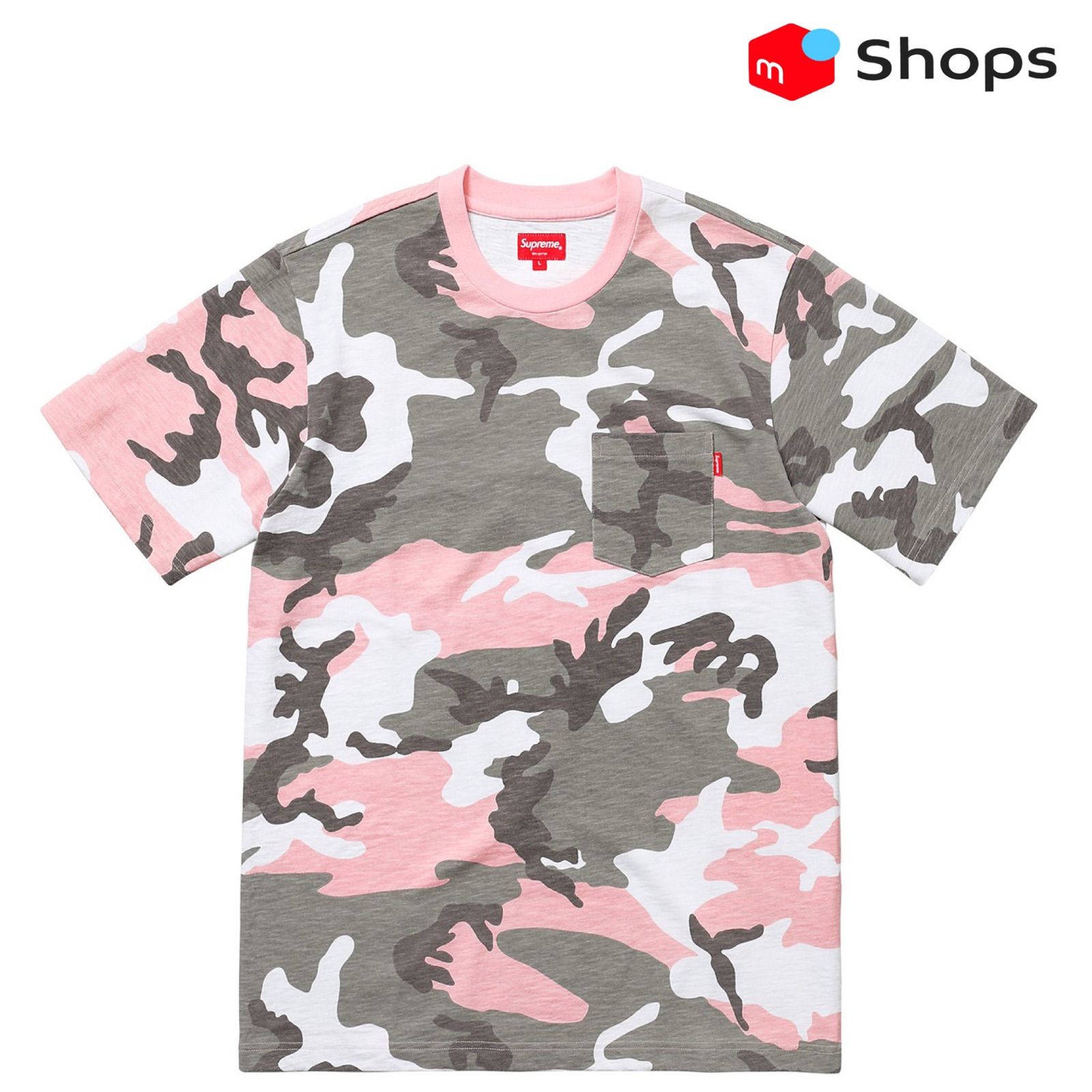 Supreme Pocket Tee Pink Camo 18FW - メルカリ