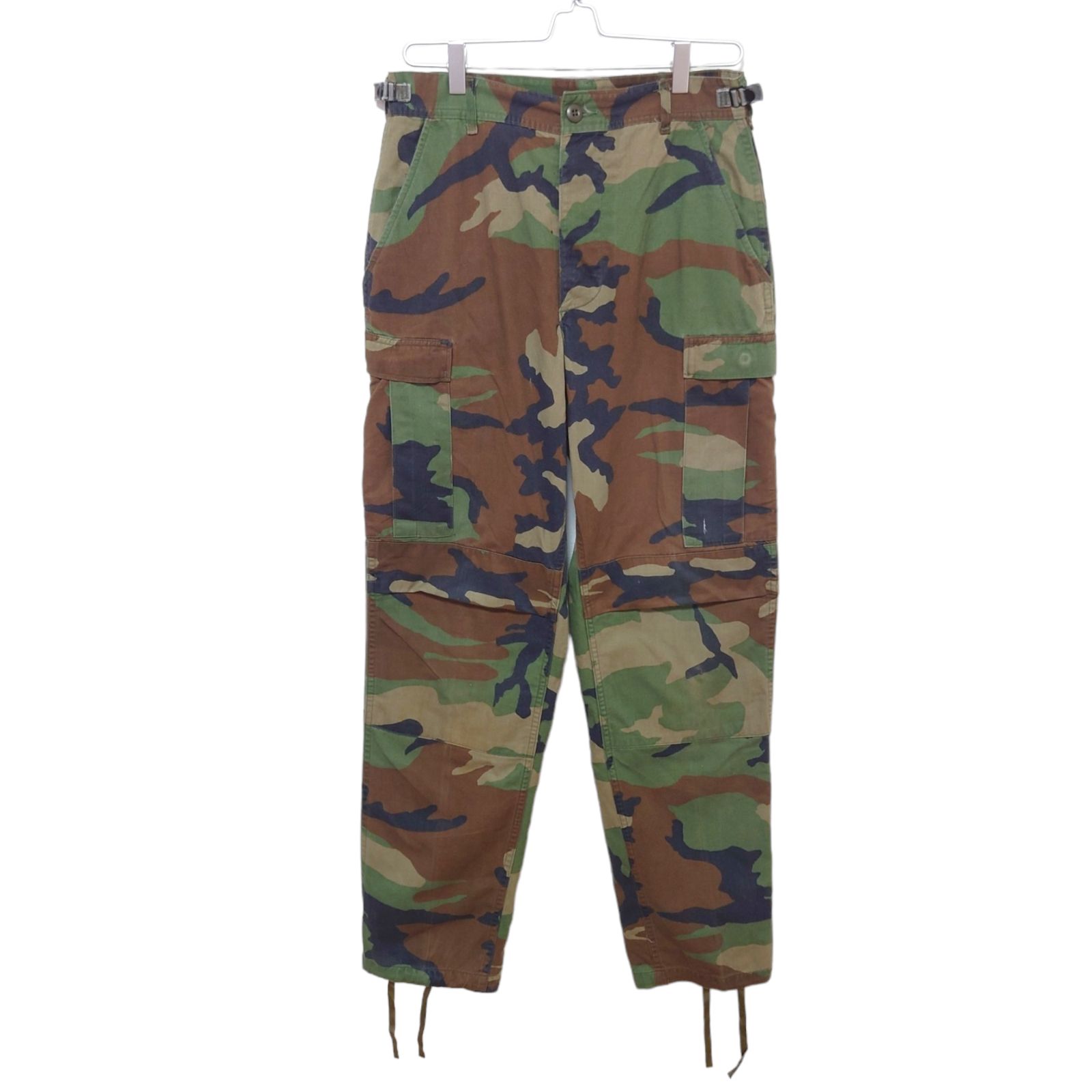 US ARMY】米軍 実物 80´s ウッドランドカモ BDU カーゴパンツ S