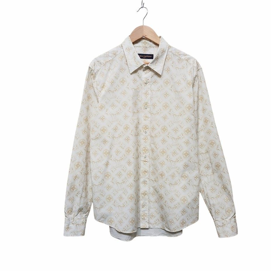 LOUIS VUITTON 23AW Monogram Sand L/S Shirt ルイヴィトン