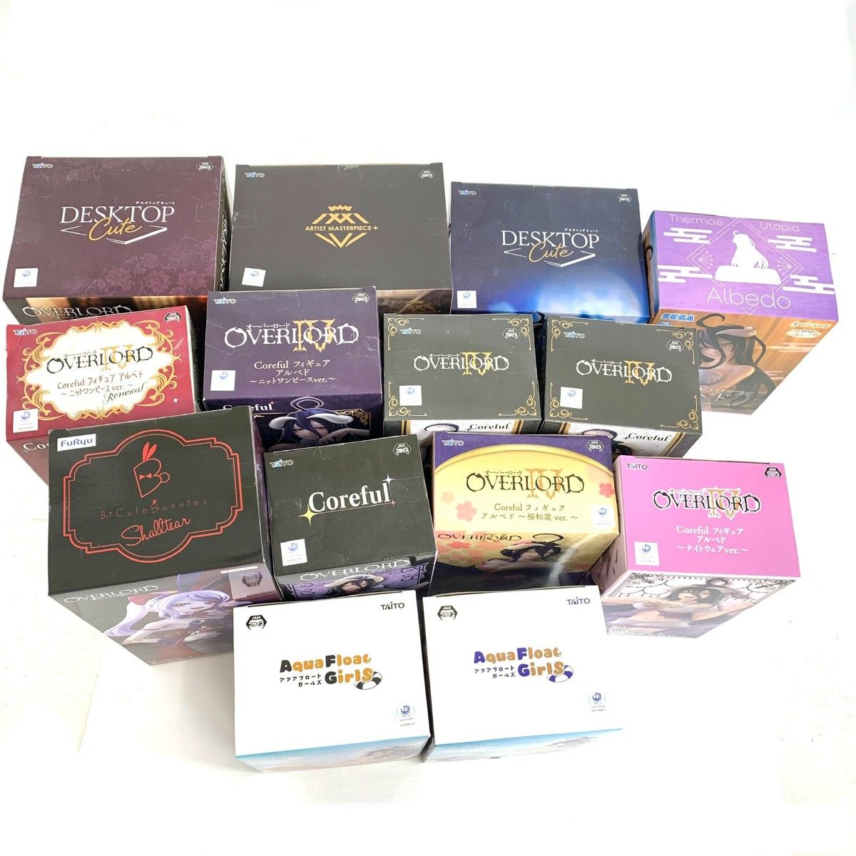 未使用品 OVERLORD オーバーロード タイトー フィギュア 14個まとめセット   アルベド  　240002230197 未使用品 OVERLORD オーバーロード タイトー フィギュア 14個