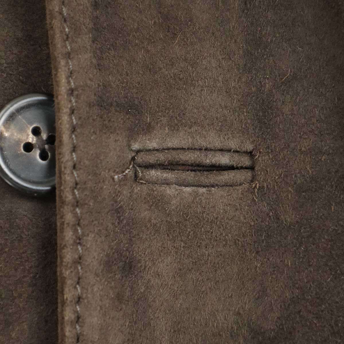 QUATTROCCHI ゴートスエード ノーラペル ジャケットサイズ48