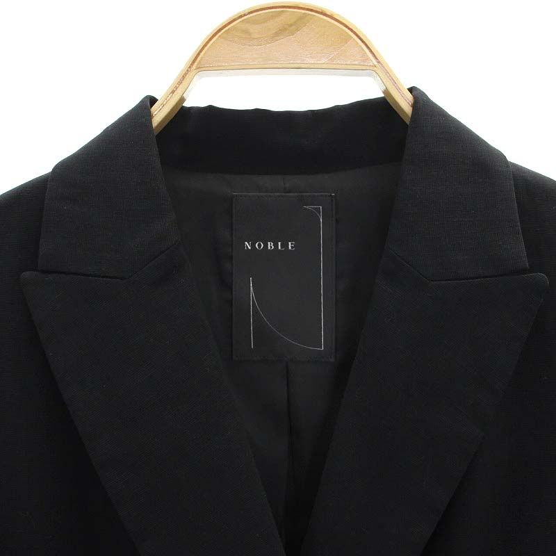 ノーブル NOBLE 23SS 麻ストレッチピークドラペルダブルジャケット