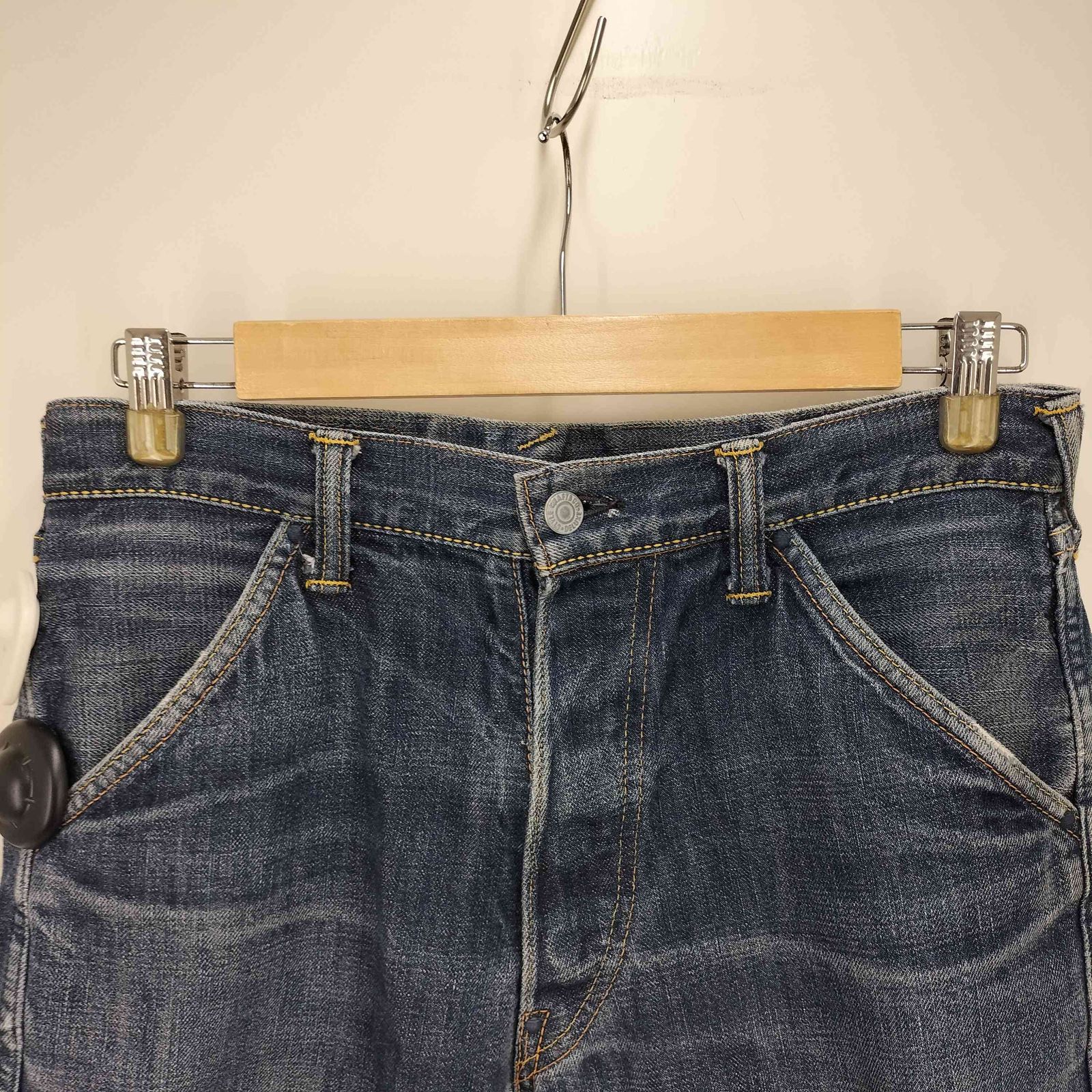 エヴィス EVISU 5507 新恵美寿神頭 カモメ刺繍 デニムパンツ メンズ 31 