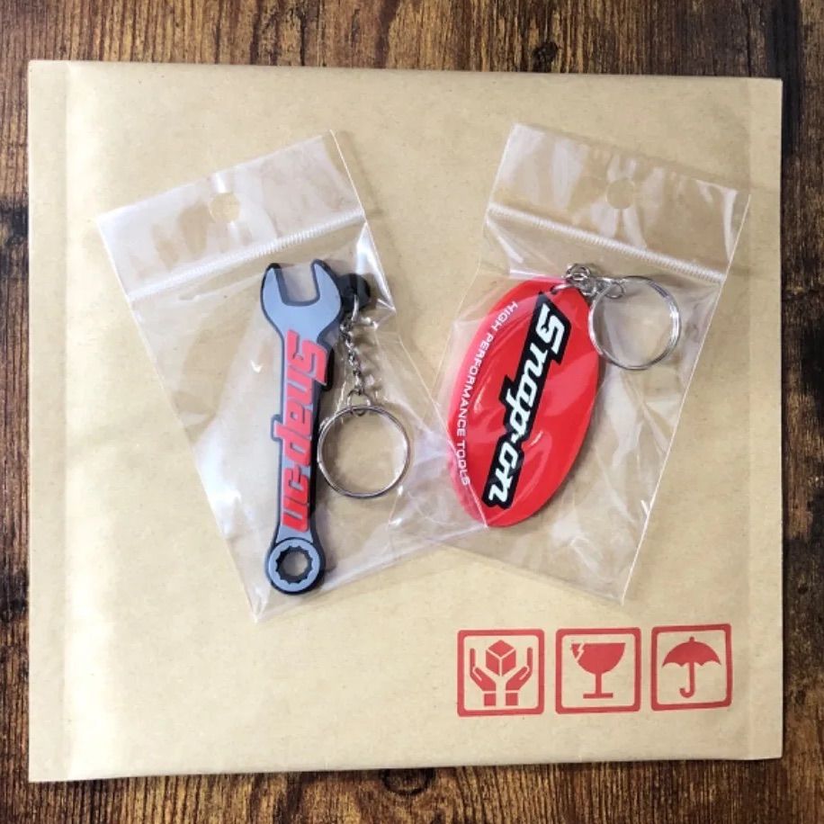 キーホルダー】2種セット スナップオン Snap-on ラバー