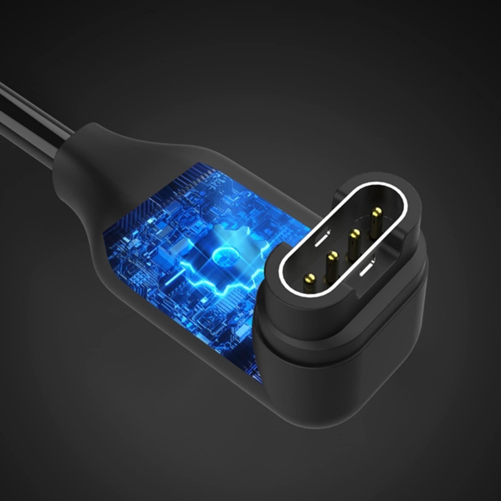 ガーミン充電ケーブル L字型 2本 1m GARMINスマートウォッチ充電器 