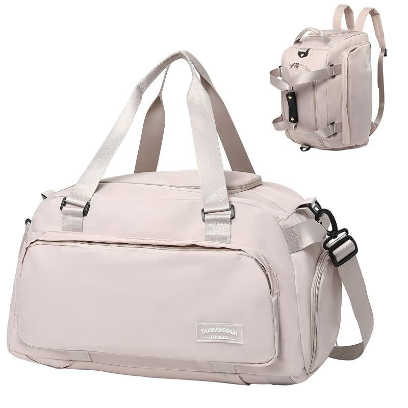 【特価商品】JISONCASEボストンバッグ リュック トラベルバッグ 軽便 大容量 スポーツバッグ 6way 旅行バッグ 1泊 2泊 3泊 シューズ収納 キャリーオンバッグ 乾湿分離 防水 撥水 機内持ち込み 乾