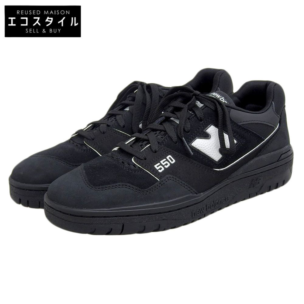 NEW BALANCE ニューバランス Back in Black スニーカー シューズ メンズ ブラック 29cm BB550ATM アトモス別注 29