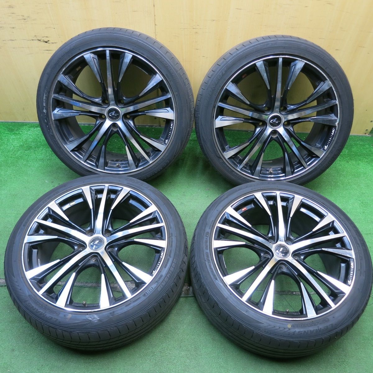 4本価格☆LEONIS UC 225/45R19 ダンロップ LE MANS V レオニス ルマン5 