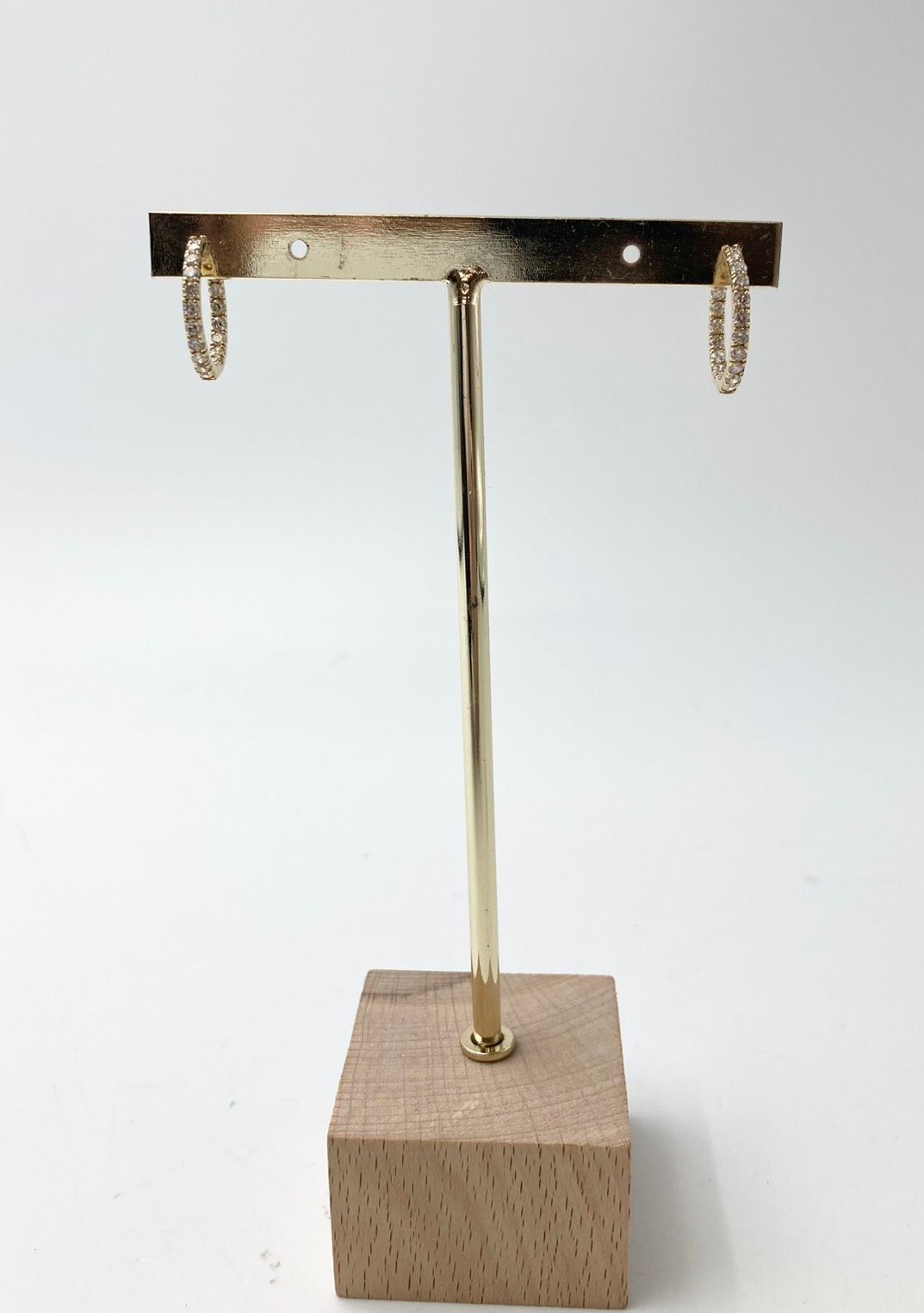 K18 フープピアス ピアス ダイヤ 1ct 総重量 約2.8ｇ