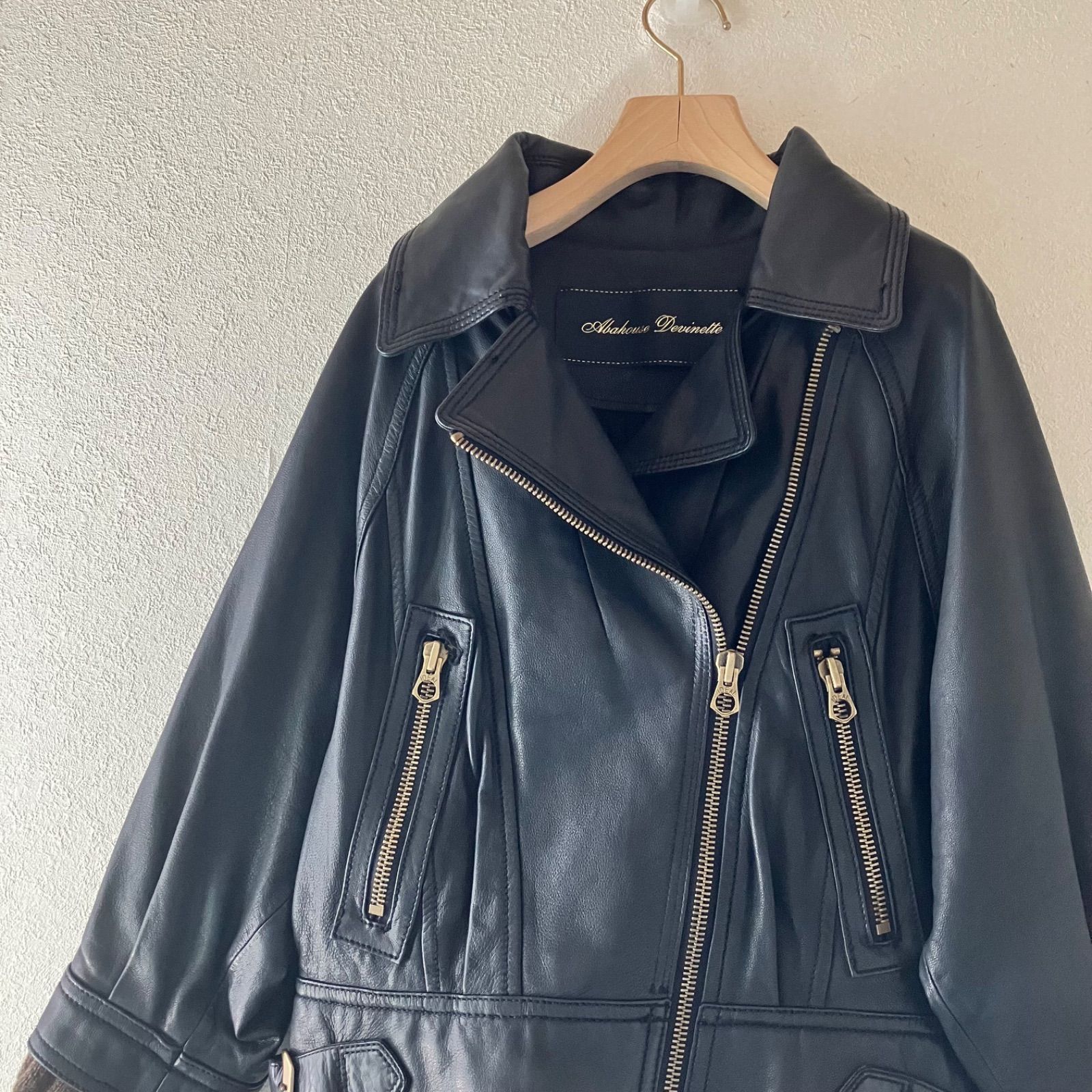 ■アバハウスドゥヴィネット Abahouse Devinette *レーヨンノースリドレス*Fピンクベージュロングワンピース無地レディース0319【30D91】 アバハウス ドゥヴィネット ファーコート ブラウン系 Abahouse