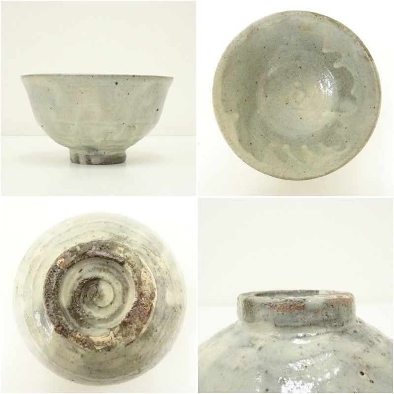 益子 小島淳一 絵唐津茶碗 共箱・共布 益子 小島淳一 絵唐津茶碗 共箱・共布